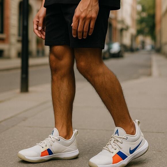 Nike PG2 'The Bait' Paul George Mens Sz 13 OKC White Blue Basketball Shoes S1537 - Picture 5 of 16